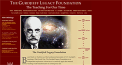 Desktop Screenshot of gurdjiefflegacy.org